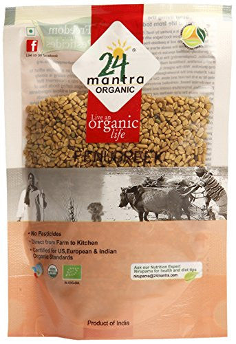 Buy 24 Letter Mantra Organic Fenugreek 200 gms online for USD 15.24 at alldesineeds