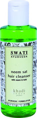 Buy Swati Ayurveda Neem Sat Hair Cleanser (With Neem & Tulsi) 210 Ml online for USD 14.79 at alldesineeds