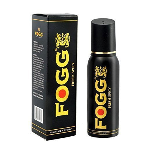 2 x Fogg Fresh Deodorant Spicy Black Series for Men, 120ml each - alldesineeds