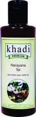 Khadi Premium Herbal Narayana Tel Ayurvedic Pain Relief Oil, 210ml - alldesineeds