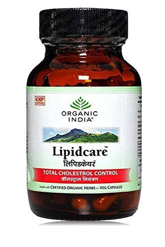 Buy 4 Pack Organic India Lipidcare 60 Capsules Bottle (Total 240 Capsules) online for USD 37.17 at alldesineeds