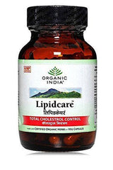 Buy 5 Pack Organic India Lipidcare 60 Capsules Bottle (Total 300 Capsules) online for USD 44.85 at alldesineeds
