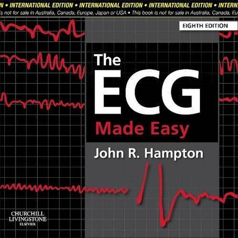 The ECG Made Easy [Sep 17, 2013] Hampton, John R.] [[Condition:Brand New]] [[Format:Paperback]] [[Author:Hampton, John R.]] [[ISBN:0702046426]] [[Edition:8th International edition]] [[ISBN-10:0702046426]] [[binding:Paperback]] [[manufacturer:Churchill Livingstone]] [[number_of_pages:208]] [[package_quantity:50]] [[publication_date:2013-09-17]] [[brand:Churchill Livingstone]] [[ean:9780702046421]] for USD 35.11