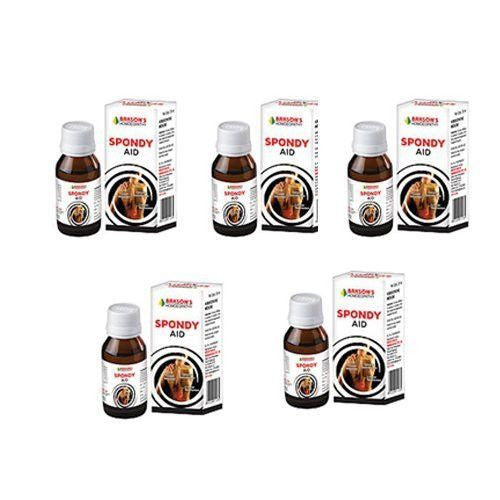 Buy 5 Lot X Bakson's Homeopathy - Spondy Aid Reduces muscular spasm." Shipping On online for USD 29.29 at alldesineeds