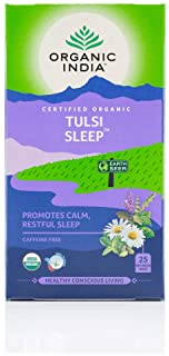 2 Pack of Organic India Tulsi Sleep Tea Bags, 25 Tea Bags