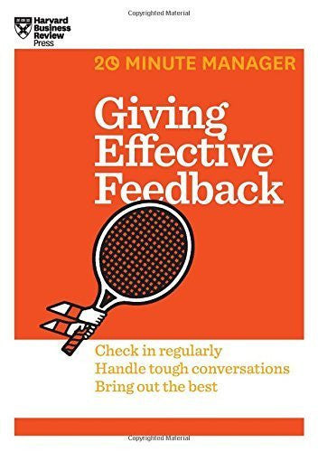Buy Giving Effective Feedback (HBR 20-Minute Manager Series) [Paperback] [Oct 23, online for USD 13.74 at alldesineeds