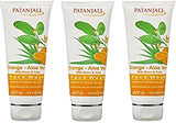 PATANJALI Orange And Aloevera Face Wash, 60g - Pack of 3
