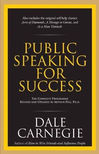 Public Speaking for Success [Paperback] [Aug 30, 2008] Carnagie, Dale] [[ISBN:8183220665]] [[Format:Paperback]] [[Condition:Brand New]] [[Author:Dale Carnagie]] [[ISBN-10:8183220665]] [[binding:Paperback]] [[manufacturer:Manjul Publishing House Pvt Ltd]] [[number_of_pages:424]] [[publication_date:2008-08-30]] [[brand:Manjul Publishing House Pvt Ltd]] [[ean:9788183220668]] for USD 18.63