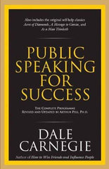 Public Speaking for Success [Paperback] [Aug 30, 2008] Carnagie, Dale] [[ISBN:8183220665]] [[Format:Paperback]] [[Condition:Brand New]] [[Author:Dale Carnagie]] [[ISBN-10:8183220665]] [[binding:Paperback]] [[manufacturer:Manjul Publishing House Pvt Ltd]] [[number_of_pages:424]] [[publication_date:2008-08-30]] [[brand:Manjul Publishing House Pvt Ltd]] [[ean:9788183220668]] for USD 18.63