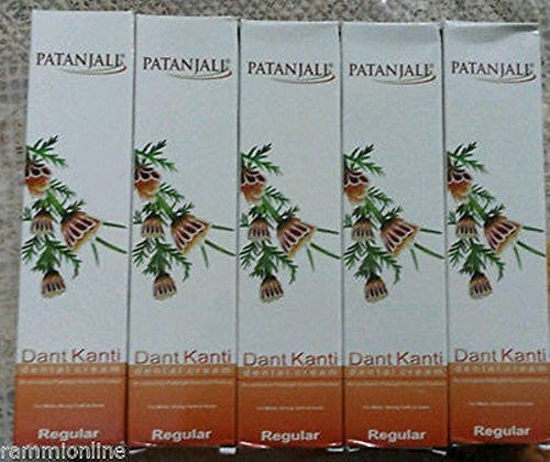 Buy 5X 200 gm Patanjali Divya Dant Kanti Ayurvedic Herbal Toothpaste online for USD 40.9 at alldesineeds