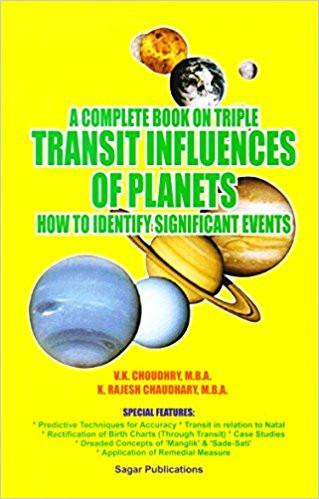 A Complete Book On Triple Transit Influences Of Planets How To Identify Significant Events Paperback  2017by K Rajesh Chaudhary V K Coudhary (Author) ISBN13: 9788170820307 ISBN10: 8170820308 for USD 13.62