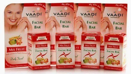 Buy Vaadi Herbals Facial Bar - Mix Fruit 4x25g online for USD 12.86 at alldesineeds