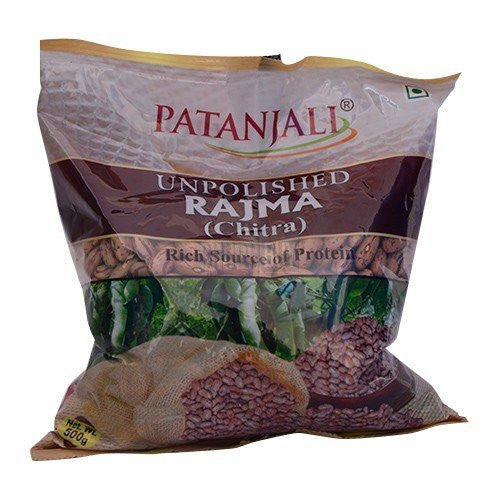 Patanjali Kidney Beans (Rajma) Pulses, 500 Gm - alldesineeds