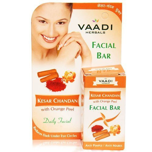 Buy Vaadi Herbals Facial Bar - Kesar Chandan 4x25 online for USD 12.86 at alldesineeds
