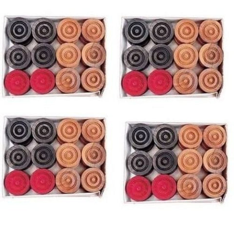Buy 24 Pcs Best Quality Wood Carrom Coins + Striker Best online for USD 17.86 at alldesineeds