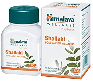 5 Pack of Himalaya Wellness Shallaki Bone & Joint Wellness | Reduces pain and inflammation | Tablets - 60 Count