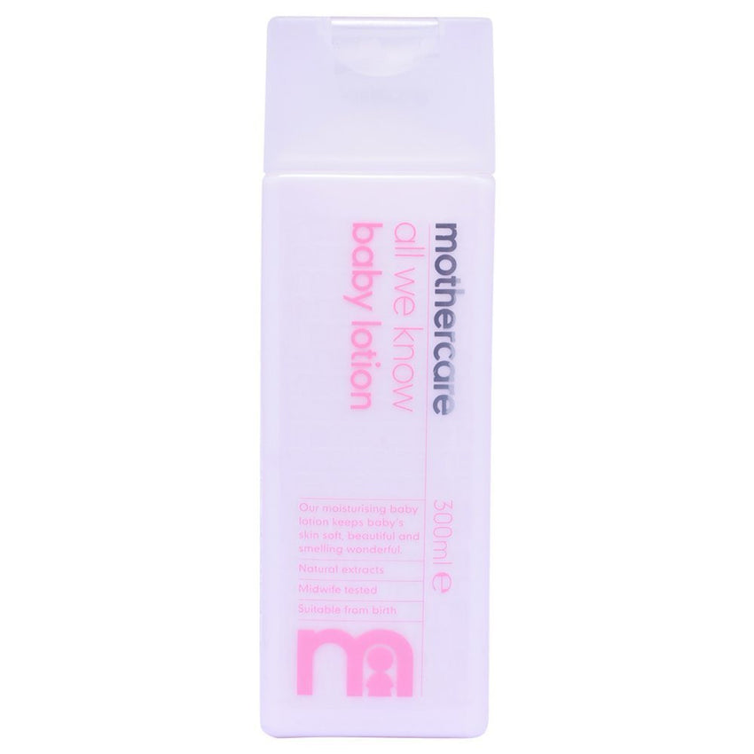 Mothercare All We Know Baby Lotion 300ml e 0M+ - Pack of 1, 300mL - alldesineeds