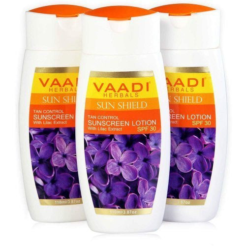 Buy Vaadi Herbals Sun Shield Sunscreen Lotion 3x110ml online for USD 17.81 at alldesineeds