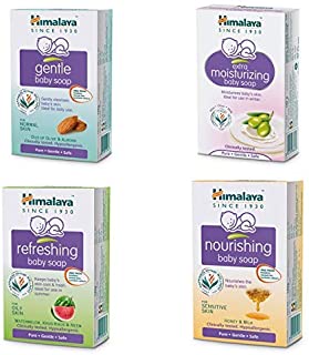Himalaya Baby Care All Soaps Combo, (Pack of 4) 125g