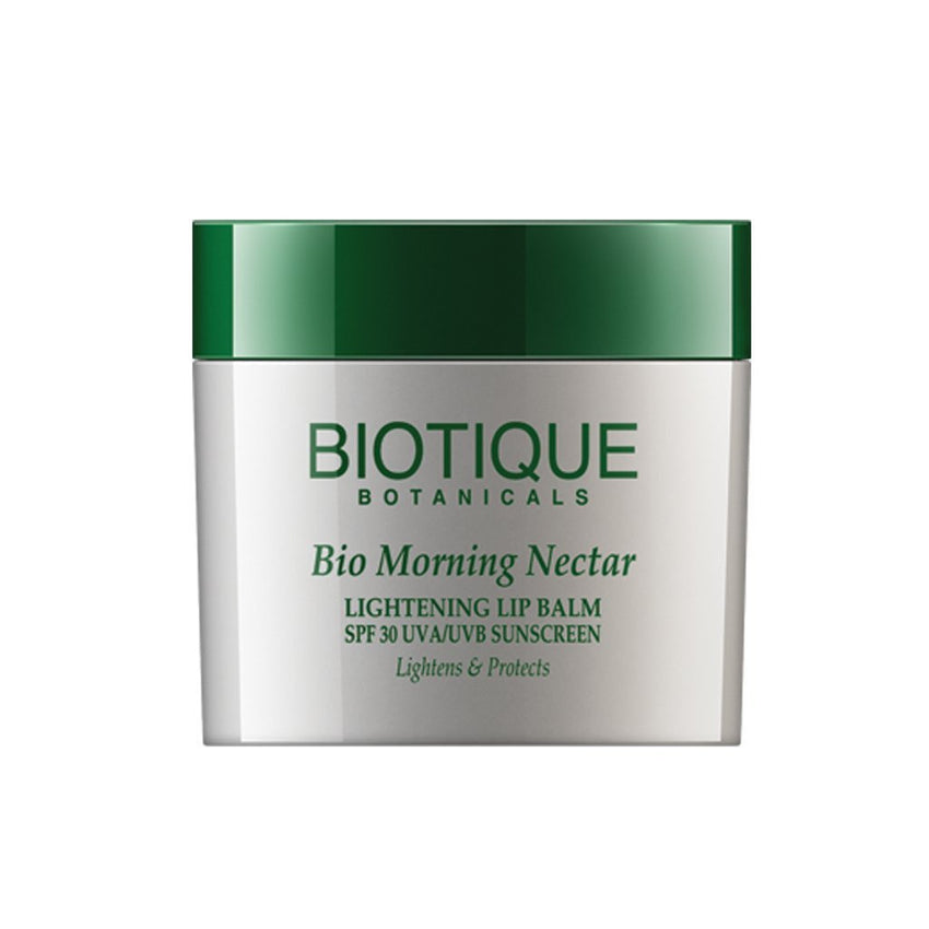 Buy 2 Pack Biotique Bio Morning Nectar Lightening Lip Balm Spf 30 Uva/Uvb Sunscreen Lightens & Protects, 12GMS each online for USD 12.85 at alldesineeds
