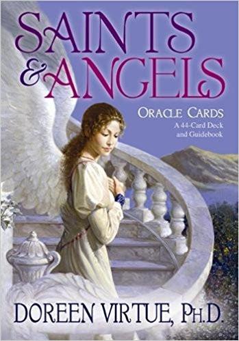 Saints And Angels Oracle Cards Cards – 19 Jan 2006
by Doreen Virtue PhD (Author) ISBN13: 9781401906061 ISBN10: 1401906060 for USD 27.07
