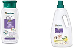 Himalaya Baby Shampoo (400 ml) & Himalaya Gentle Baby Laundry Wash 1 Ltr (Bottle)