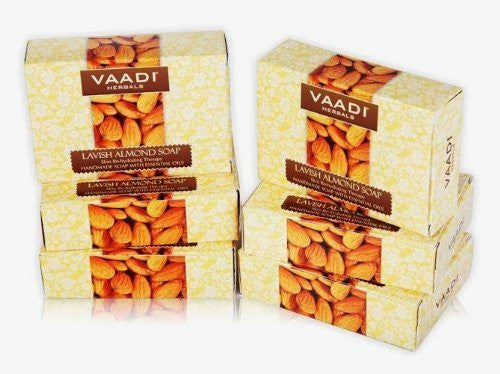 Buy Vaadi Herbals Skin Rehydrating Lavish Almond Soap 6x75g online for USD 15.83 at alldesineeds