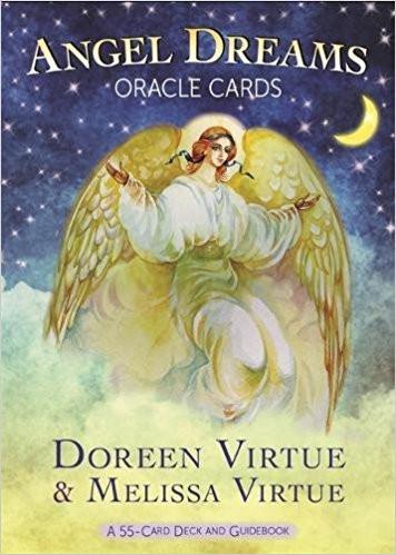 Angel Dreams Oracle Cards Cards – 15 Jan 2013
by Doreen Virtue PhD (Author), Melissa Virtue  (Author) ISBN13: 9781401940430 ISBN10: 1401940439 for USD 32.88