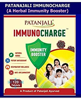 2 x Patanjali Ayurved Limited, IMMUNOCHARGE TABLET