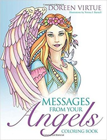 Messages from Your Angels Coloring Book Paperback – 5 Jul 2016
by Doreen Virtue (Author), Norma J. Burnell (Illustrator) ISBN13: 9781401952037 ISBN10: 1401952038 for USD 31.63
