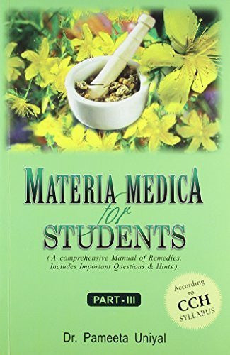 Buy Materia Medica for Students: A Comprehensive Manual of Remedies: Includes Important online for USD 26.94 at alldesineeds