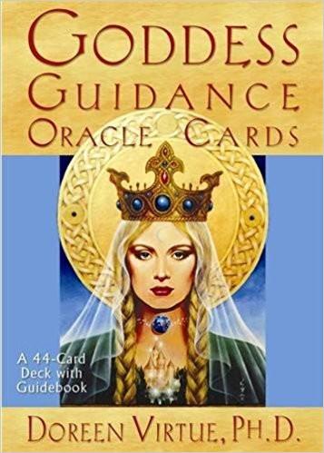 Goddess Guidance Oracle Cards Cards – 23 Sep 2004
by Doreen Virtue PhD (Author) ISBN13: 9781401903015 ISBN10: 1401903010 for USD 32.98