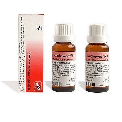 2 LOT X Dr. Reckeweg - Homeopathic Medicine - R3 Heart Drops - Blockage and V... - alldesineeds