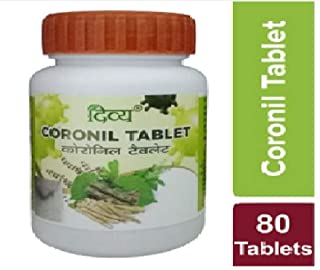 2 x PATANJALI DIVYA CORONIL TABLET 80 TAB