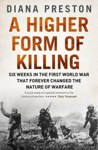 A Higher Form of Killing: Six Weeks in World War I That Forever Changed the N Additional Details<br>
------------------------------



Package quantity: 1

 [[ISBN:1408878224]] [[Format:Paperback]] [[Condition:Brand New]] [[Author:Preston, Diana]] [[ISBN-10:1408878224]] [[binding:Paperback]] [[manufacturer:Bloomsbury Publishing PLC]] [[number_of_pages:352]] [[publication_date:2016-05-19]] [[brand:Bloomsbury Publishing PLC]] [[mpn:1 x 16pp B&amp;W insert]] [[ean:9781408878224]] for USD 29.57