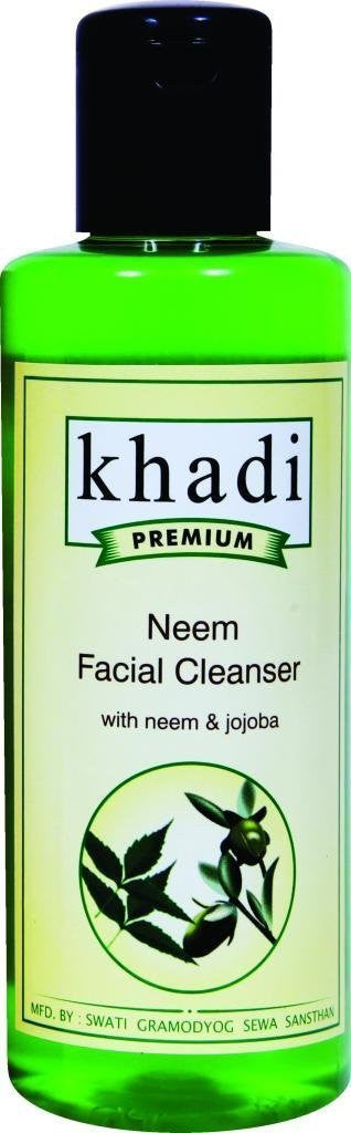 Buy Khadi Premium Herbal Neem Facial Cleanser with Neem and Jojoba, 210ml online for USD 15.4 at alldesineeds