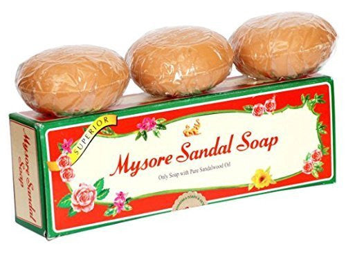 Buy 3 Pack X Mysore Sandal Soap 125g (pack of 3) online for USD 40.81 at alldesineeds