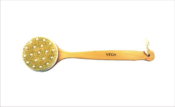 Buy Vega Bristle Bath Brush with Massager online for USD 17.67 at alldesineeds