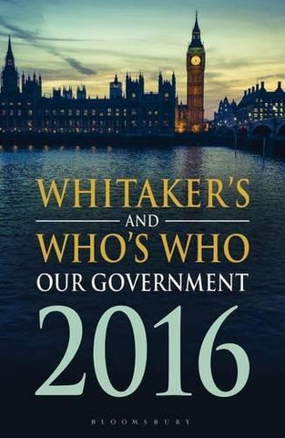 Whitaker's and Who's Who Our Government 2016 [Dec 07, 2015] [[ISBN:147292780X]] [[Format:Paperback]] [[Condition:Brand New]] [[ISBN-10:147292780X]] [[binding:Paperback]] [[manufacturer:Featherstone Education]] [[number_of_pages:240]] [[publication_date:2015-12-07]] [[brand:Featherstone Education]] [[ean:9781472927804]] for USD 24.75