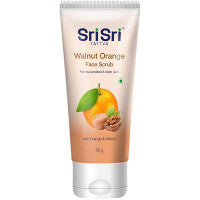 Pack of 2 Sri Sri Tattva Walnut Orange Face Scrub (60g)