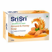 Pack of 2 Sri Sri Tattva Almond & Honey Soap (100g)