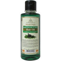 Pack of 2 Khadi Pure Ayurvedic 21 Herbs Hair Oil (210ml)