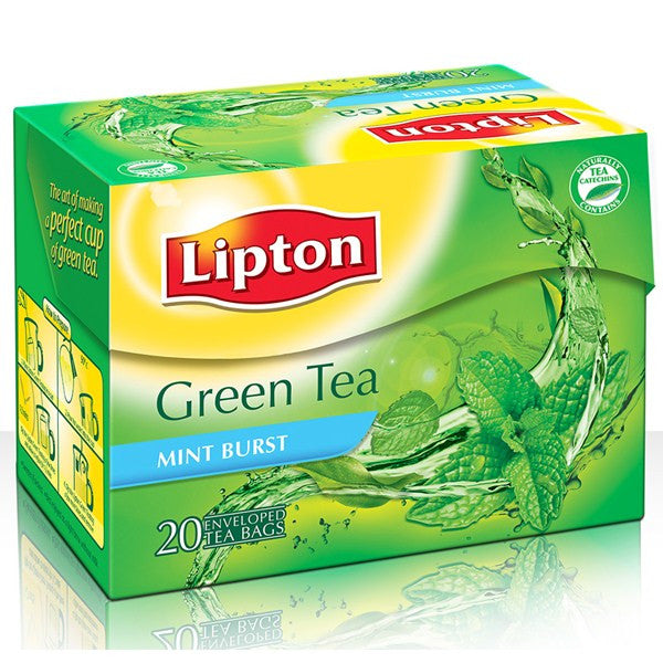 Lipton Green Tea Mint Burst 20 Tea Bags