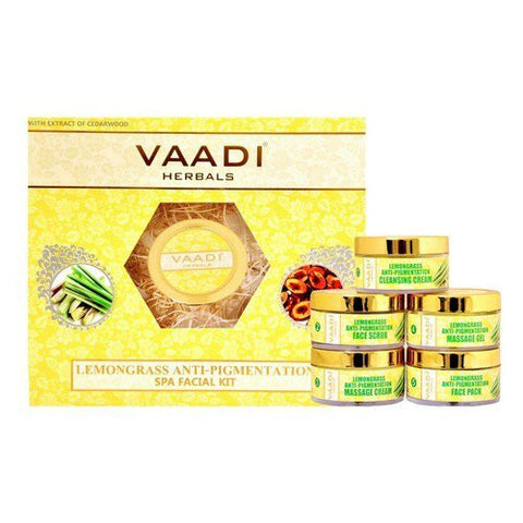Buy Lemongrass Anti-Pigmentation SPA Facial Kit With Cedarwood Extract 70 gms online for USD 20.84 at alldesineeds