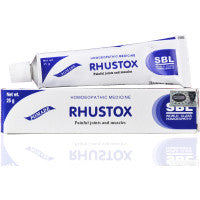 5 pack of SBL Homeopathy Rhustox Ointment - alldesineeds