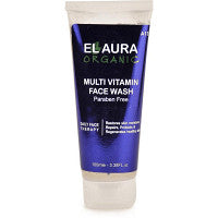Pack of 2 Dr. Lal Elaura Organic Multi Vitamin Facewash Parben Free (100ml)