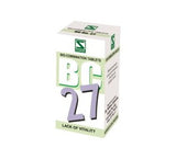 Schwabe Homeopathy Bio Combination 27 Lack of Vitality tablets 20gm - alldesineeds