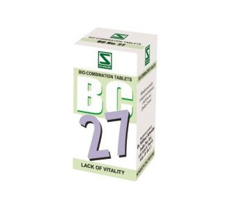 Schwabe Homeopathy Bio Combination 27 Lack of Vitality tablets 20gm - alldesineeds