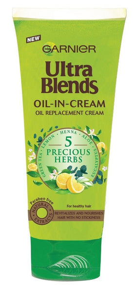 Buy Garnier Ultra Blends 5 Precious Herbs Oil-in-Cream, 100ml online for USD 7.84 at alldesineeds