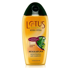 Buy Lotus Herbals Kera-Veda Hennapura Henna Shampoo with Conditioner 200ml online for USD 9.99 at alldesineeds